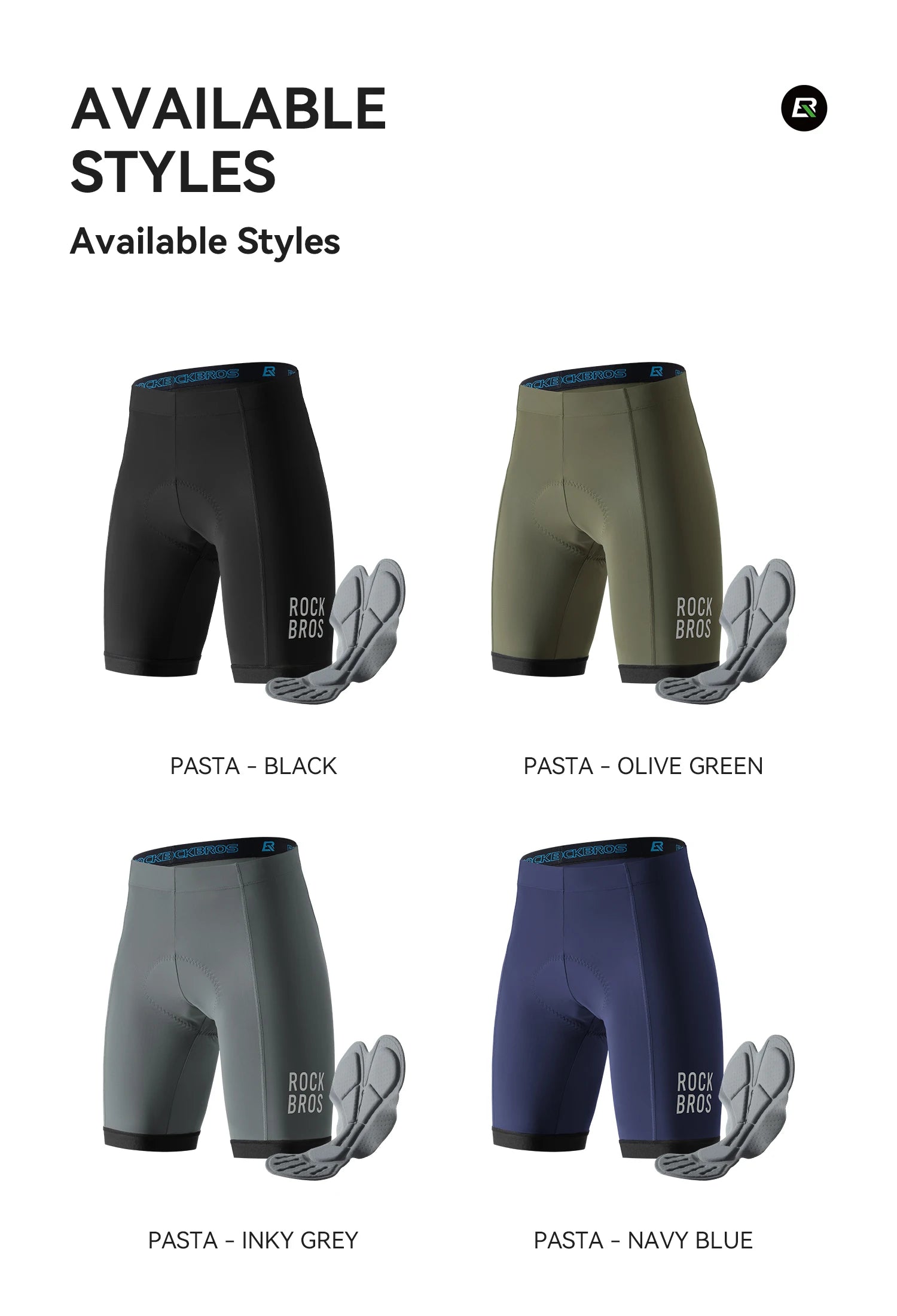 Men’s Cycling Shorts Breathable Stretch MTB Riding Shorts