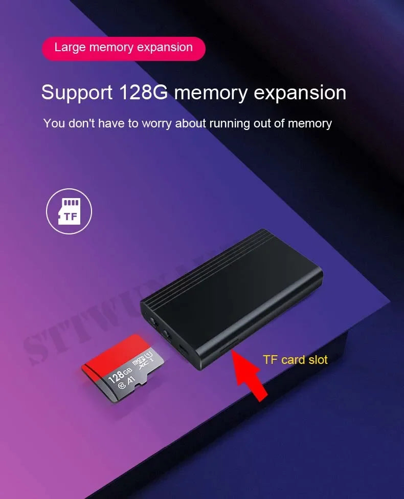 Voice Activated Recorder 500 Hours Time Mini  Built-in Magnet Small Digital Audio Recording Device Sound Dictaphone STTWUNAKE 