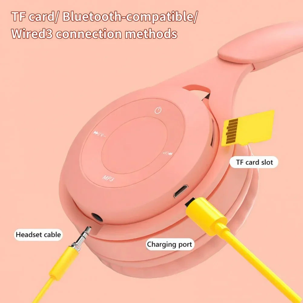 Bluetooth-over-ear-koptelefoon met microfoon