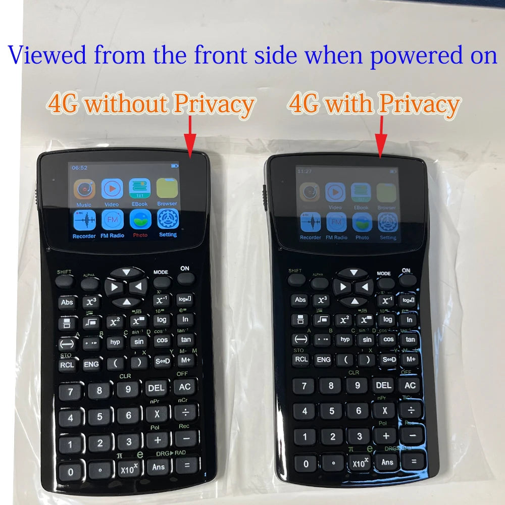 Hidden Calculator Media Player with 4GB Memory and E‑Book Reader