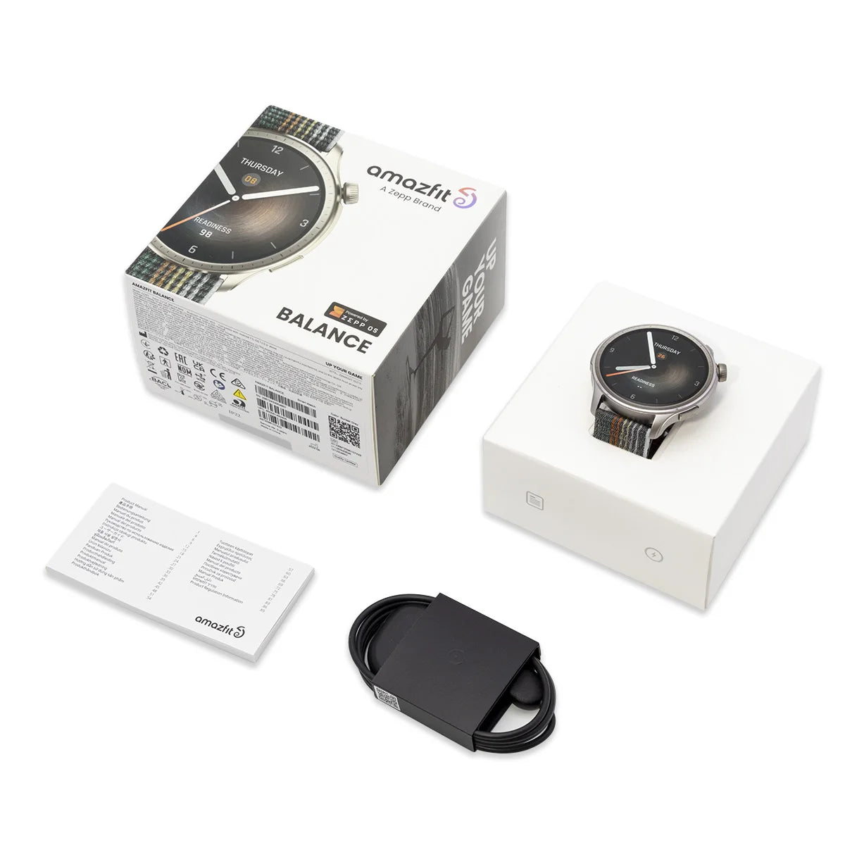 Amazfit Balance 46mm okosóra AMOLED kijelzővel