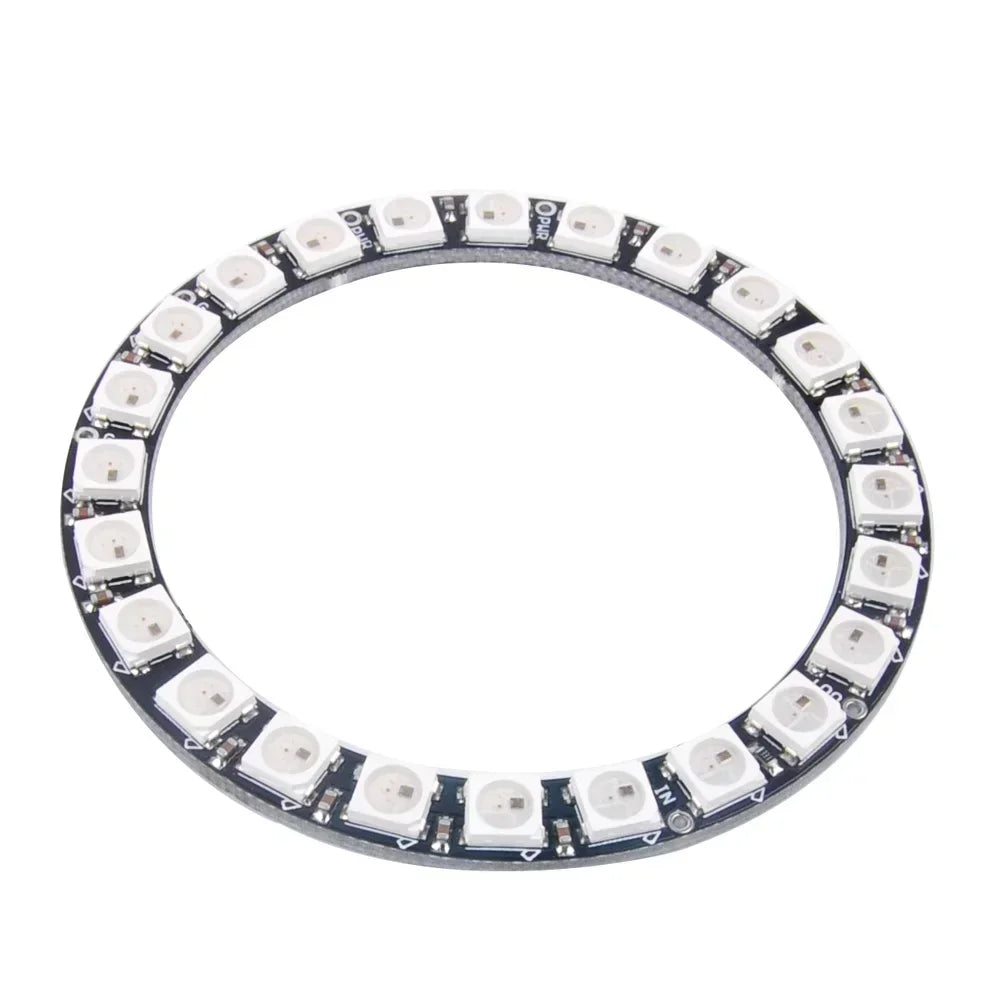 WS2812B individueel adresseerbare RGB-ledring of -strip