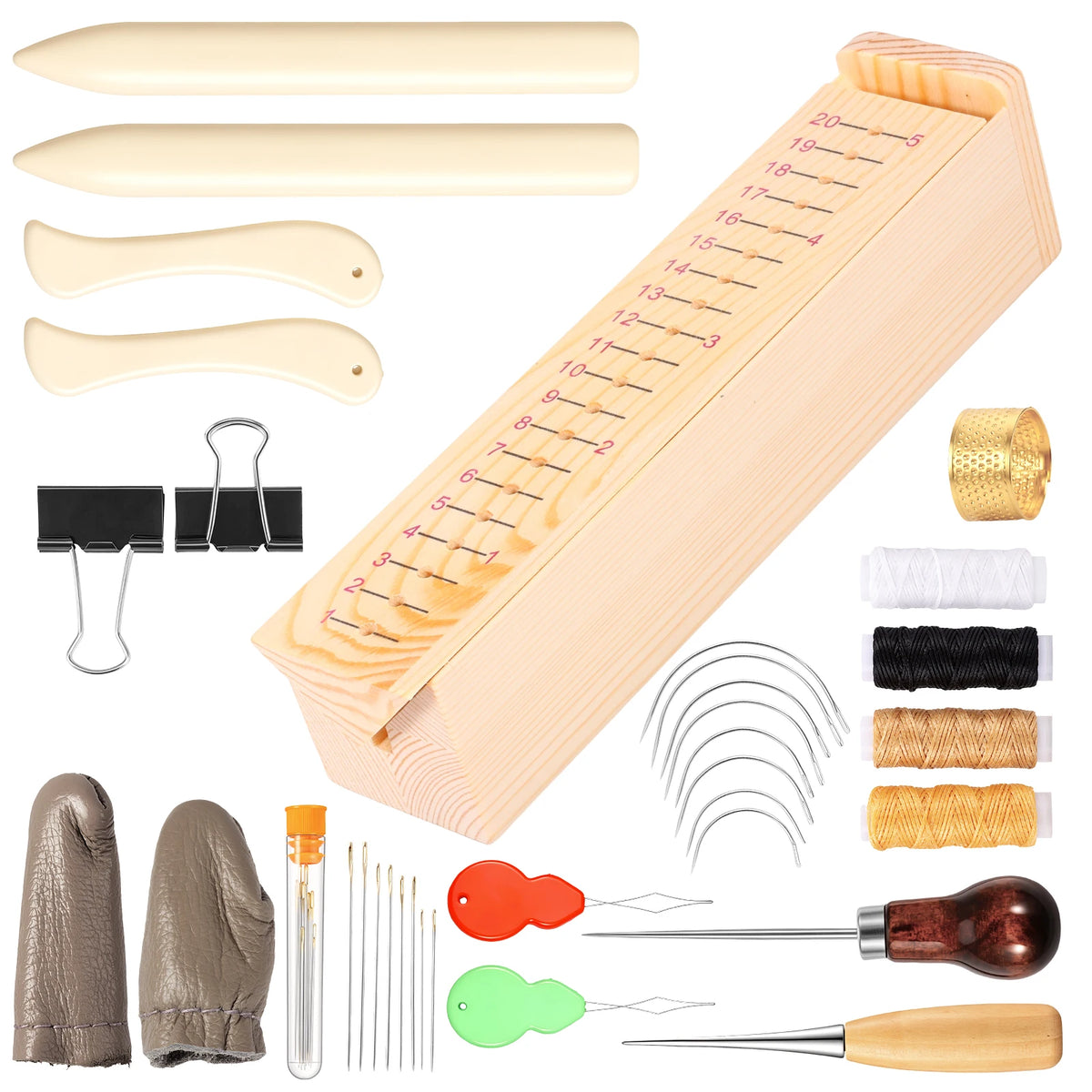 Houten Boekbindkraag Kit — Drie Toolset Opties