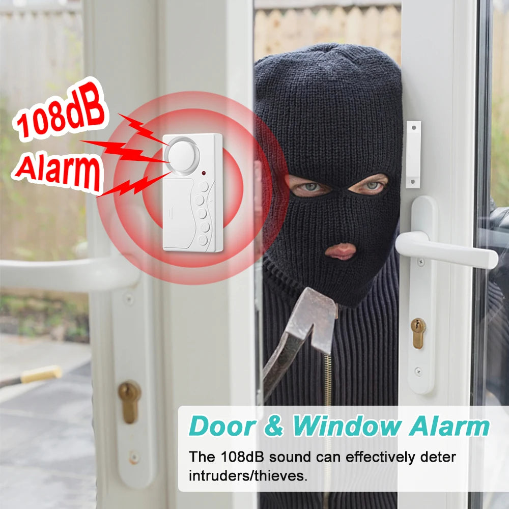 New Freezer Door Alarm with Delay 3/15/30/60 Seconds Adjustable Delay Refrigerator Alarm Wireless Door Open Ala