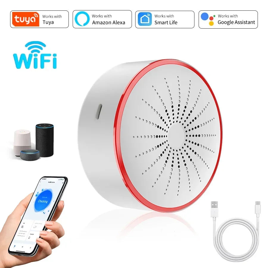 Tuya WiFi Sound-and-Light Alarm Siren