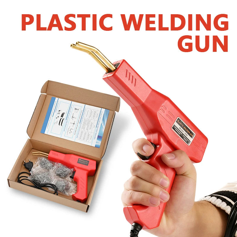 Plastic Welder Welding Machine Car Bumper Soldering Gun 4 Types Staples for Bumper/Kayak/Plastic Product Repairs 