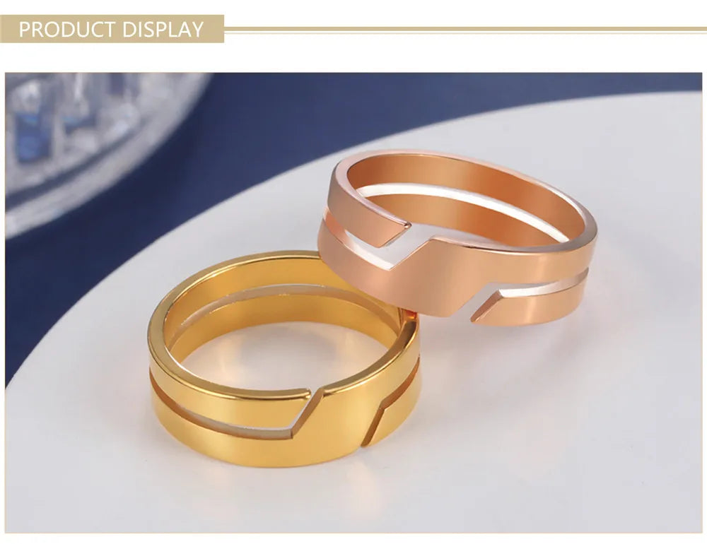 Skyrim Stainless Steel Ring for Men Women Black Minimalist Casual Finger Rings 2025 Couple Jewelry Wedding Gift for Lover 