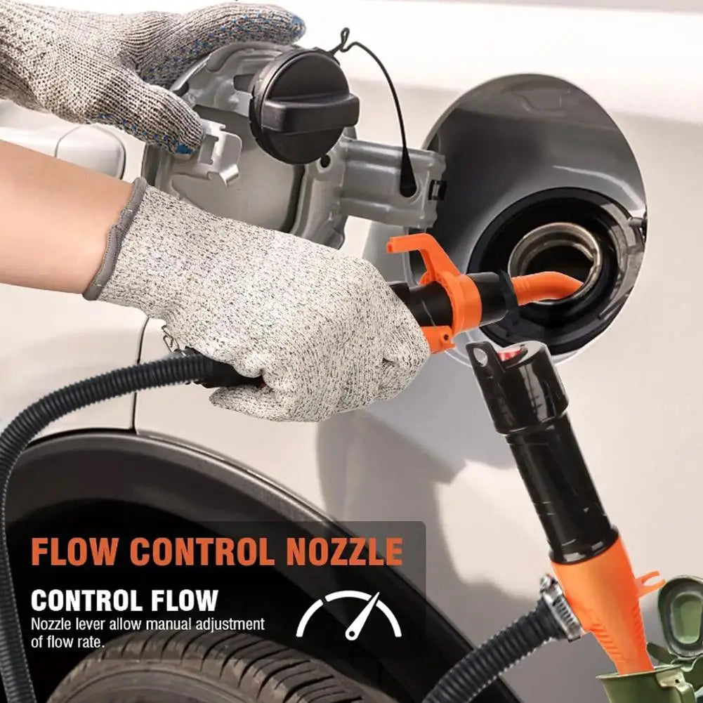 Battery-Powered Liquid Transfer Pump with Flow Nozzle