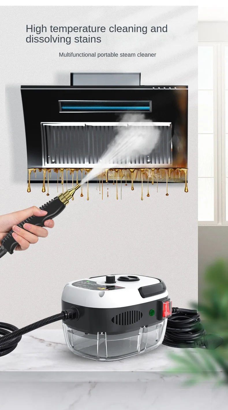 2500W Steam Cleaner High temperature Jet Washer Range Hood for Kitchen Air Conditioner Car Cleaning Machine Home Appliances 