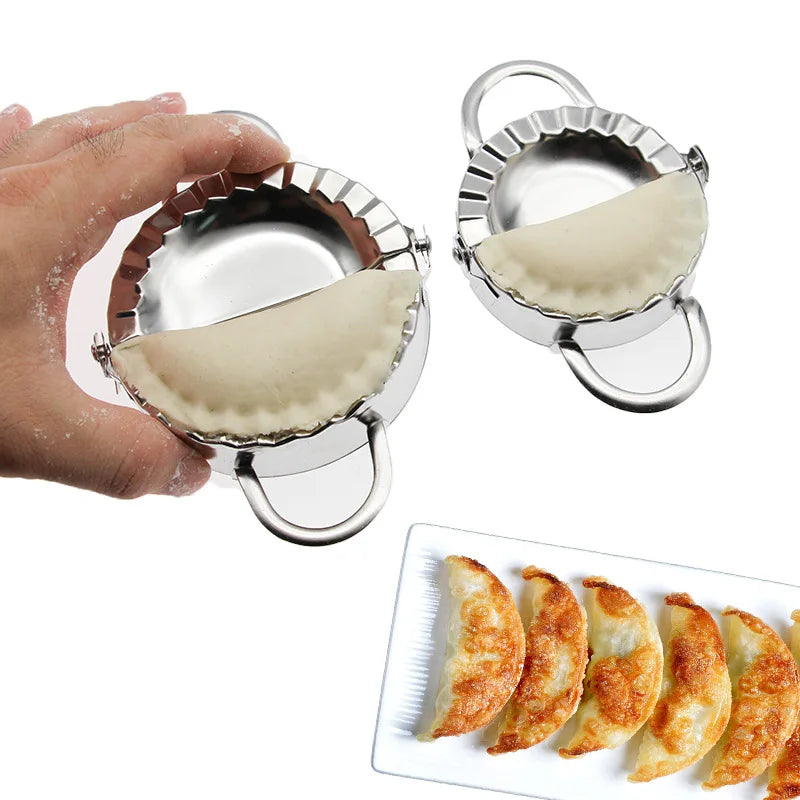 Stainless Steel Dumpling Press – 7.5 or 9.5 cm