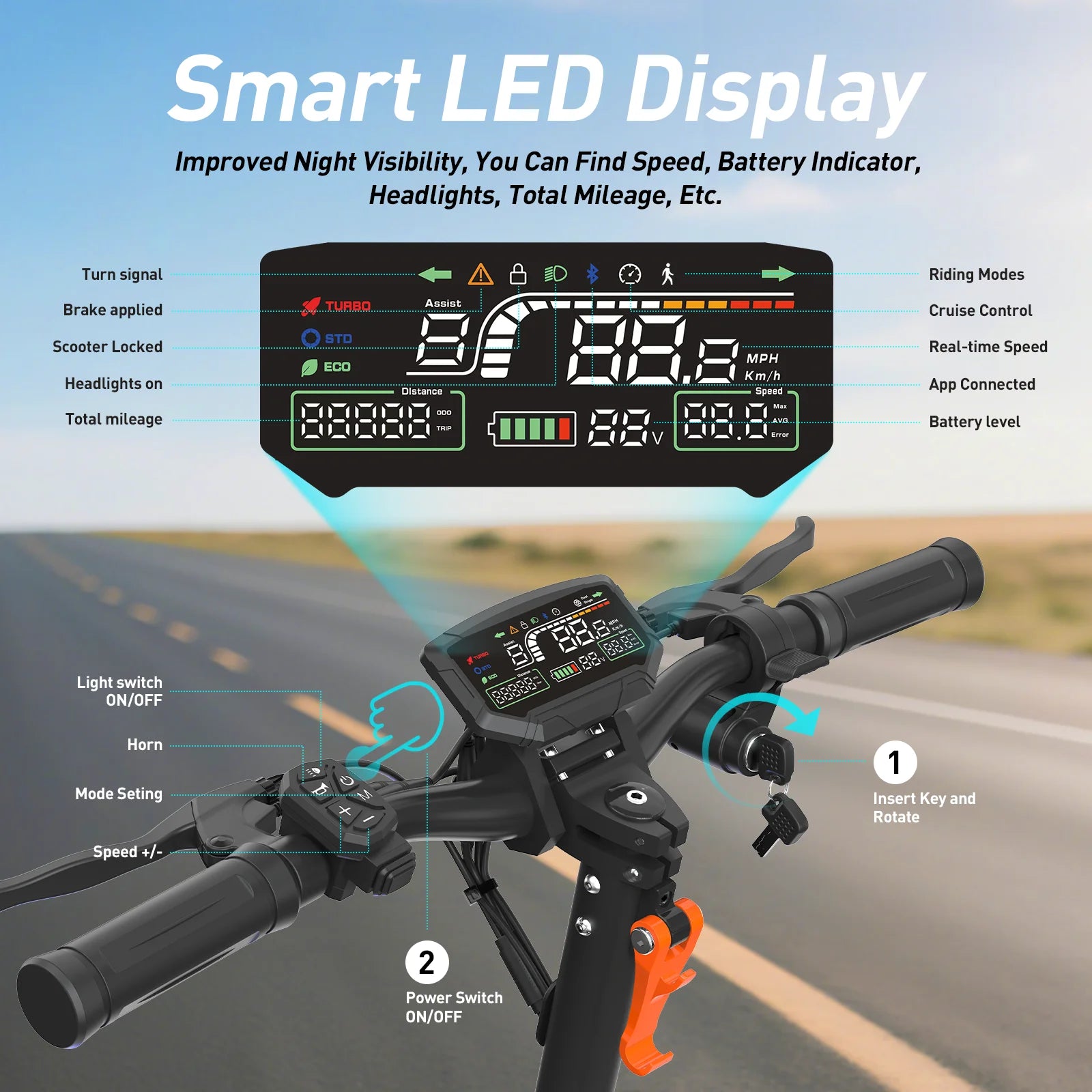 Trottinette électrique TOFUN TF3 1000W