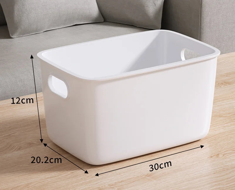 White Plastic Household Storage Box