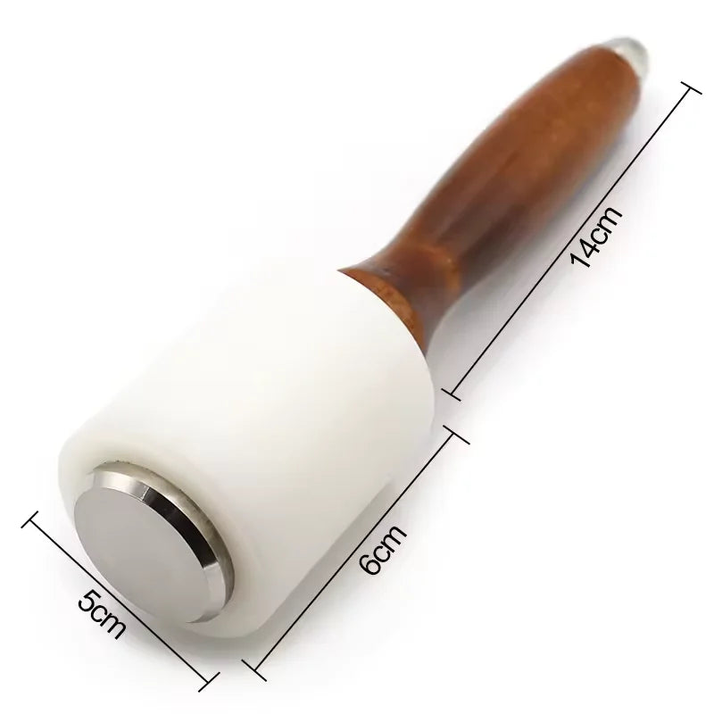 Nylon Leathercraft Mallet with Wooden Handle