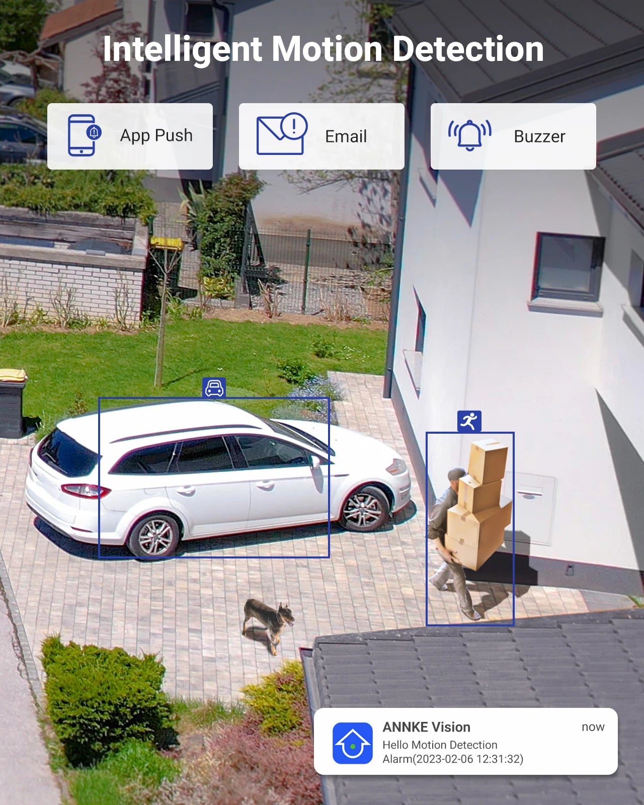ANNKE 8CH 5MP Lite Security Camera System with 4 Cameras