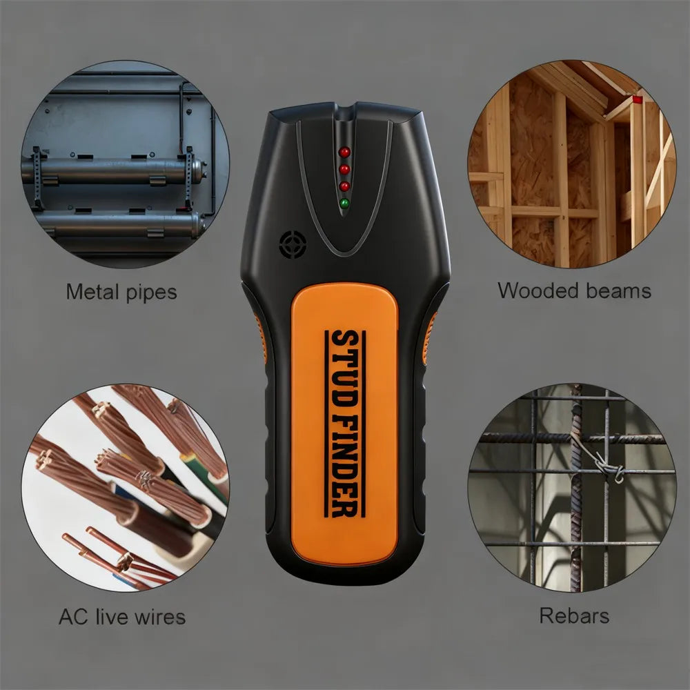Handheld Wood and Metal Stud Finder