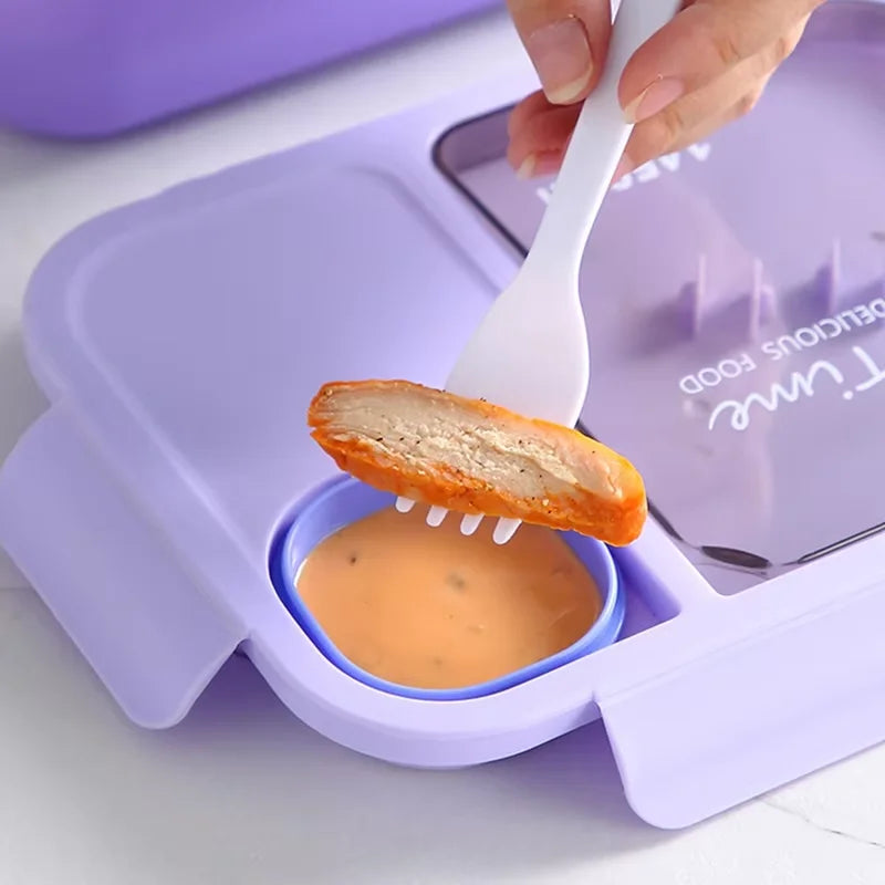 Three-Section Bento Lunch Box, 1,450 ml