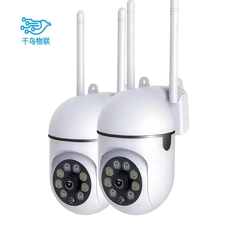 8MP Wireless Outdoor PTZ Security Camera with AI Human Tracking
