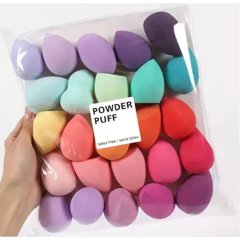 4/7/18piece makeup sponge set suitable for liquid BB cream powder application makeup egg dry wet dual-use powder puff girl 