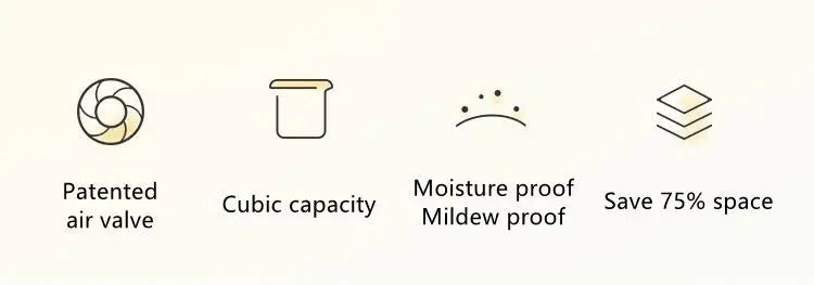 No Need Pump Vacuum Bags Large Plastic Storage Bags for Storing Clothes blankets Compression Empty Bag Covers Travel Accessories 