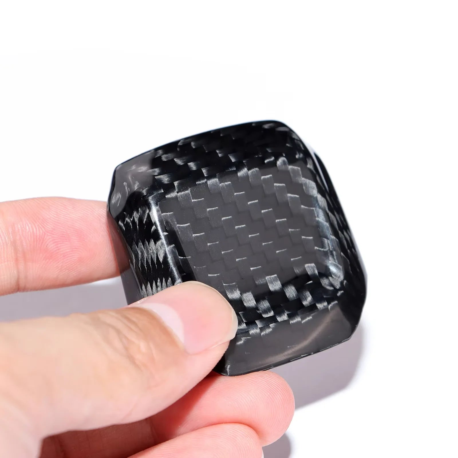 Carbon Fiber Gear Shift Knob Trim for Seat Leon and Cupra