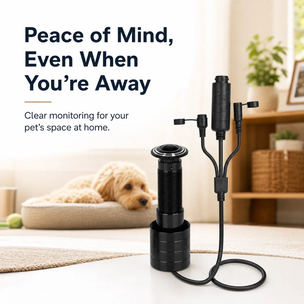 5MP Door Peephole IP Camera with 170° Wide-Angle View