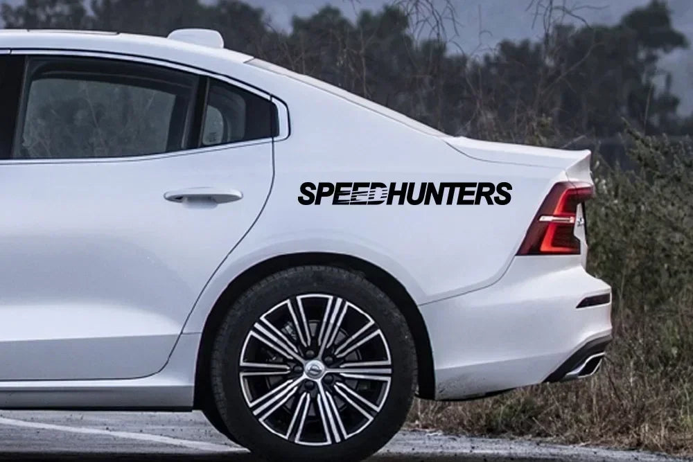 100*10CM стикери за кола Speed Hunters с графики, водоустойчиви винилови стикери за състезателно тяло, задна броня на камион, стикер за заден прозорец, тунинг аксесоари