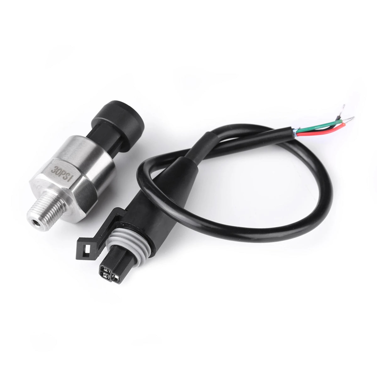 Sensor de Presión Rosca 1/8NPT, Transductor de Presión en Acero inoxidable para Aceite Combustible Aire Agua