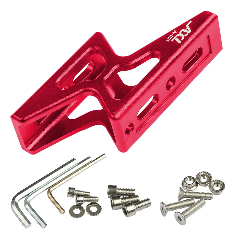 Adaptador de montaje de aluminio para bolsa delantera de bicicleta