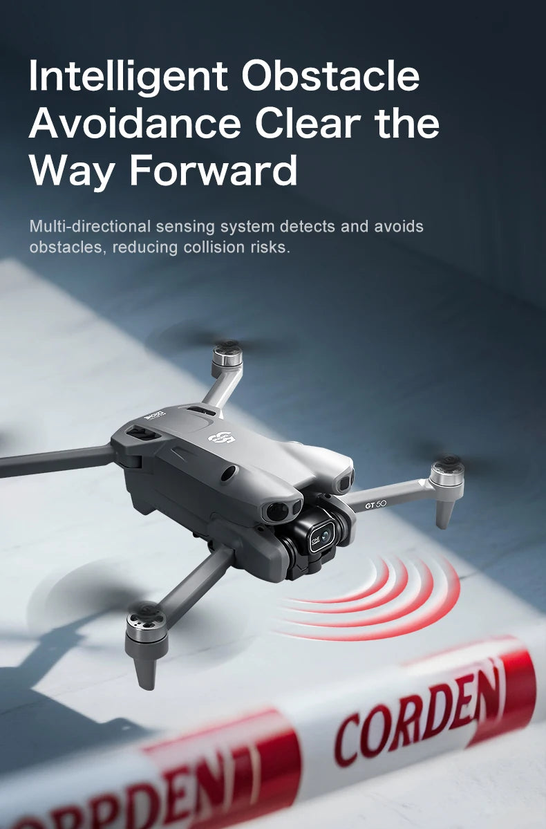 Lenovo GT50 8K Drone with 360° Obstacle Avoidance & 3KM Range