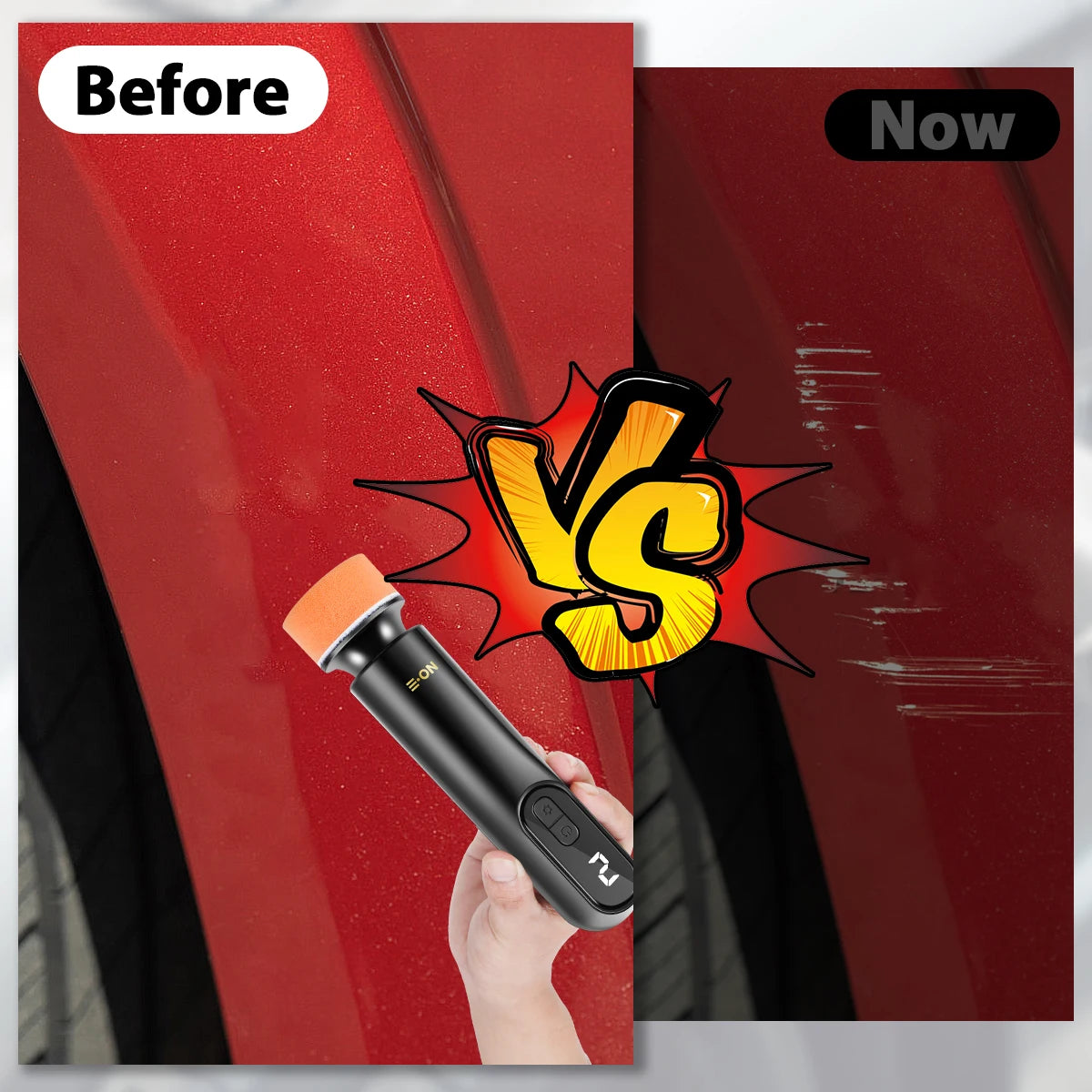 Cordless Car Polisher or Separate Abrasive Pack
