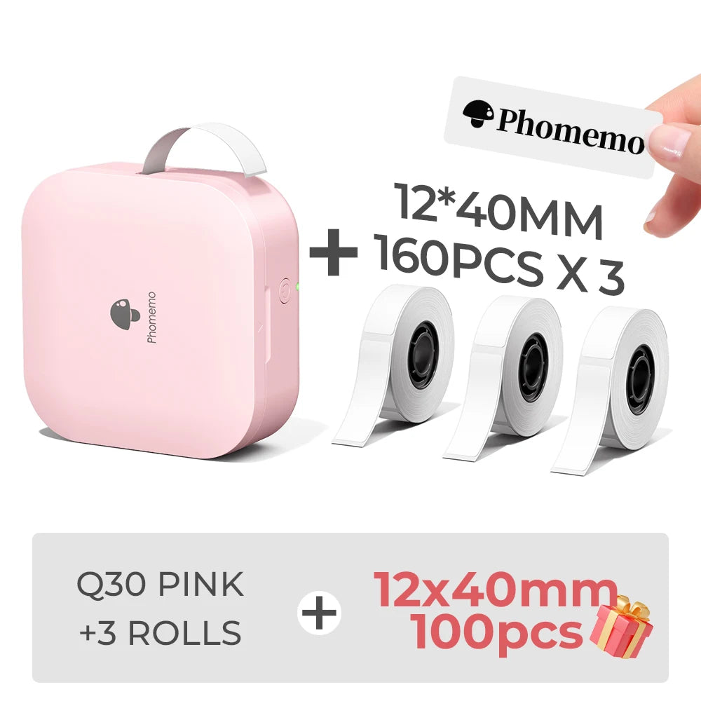 Q30 Thermal Label Printer, Pictured Packages