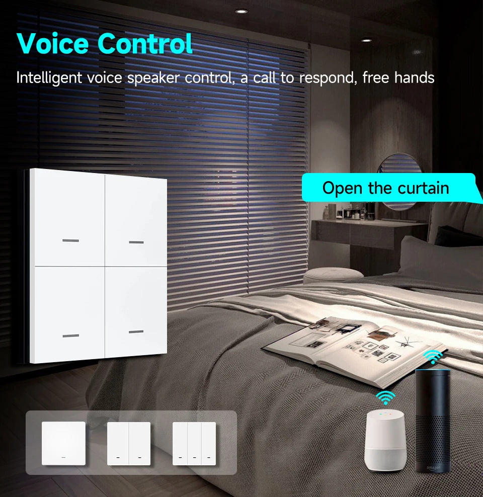 Tuya Zigbee Scene Switch - One to Four Gangs