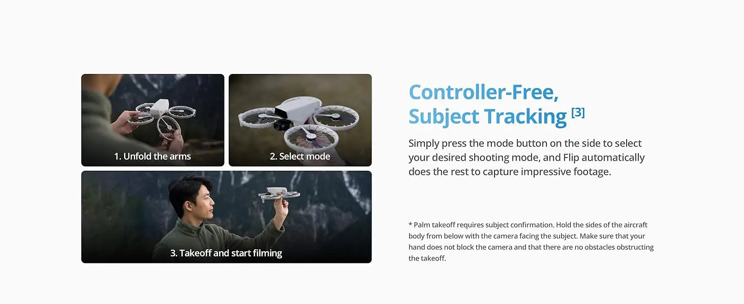 DJI Flip Camera Drone with 4K Stabilized Flight