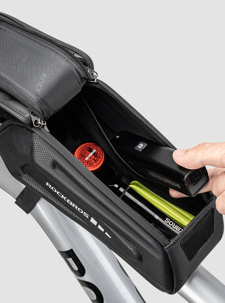1.7L Waterproof Bike Frame Bag with Touchscreen