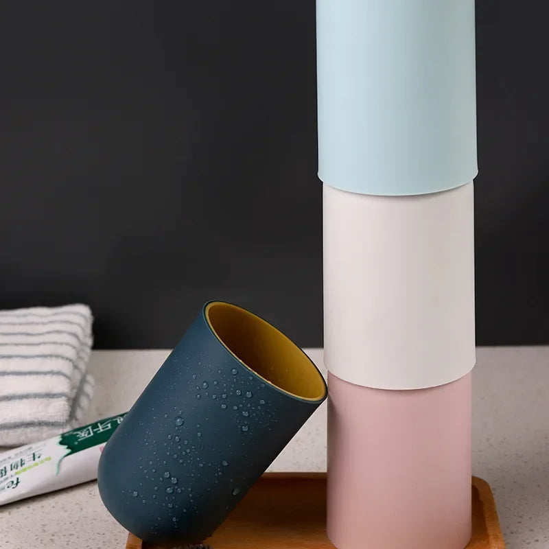 Plastic Toothbrush Cup, Single Holder