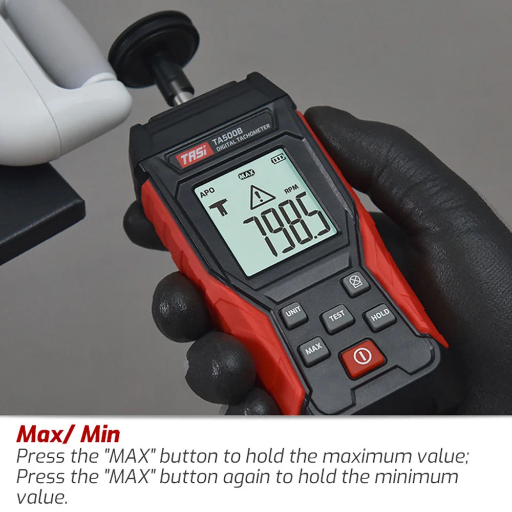 TA500A/B/C Digital Tachometer, Contact & Optical Options