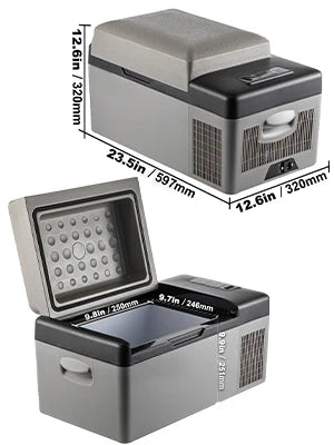 Portable 12V Car Refrigerator Freezer with Fast Cooling -20℃ to 50℉