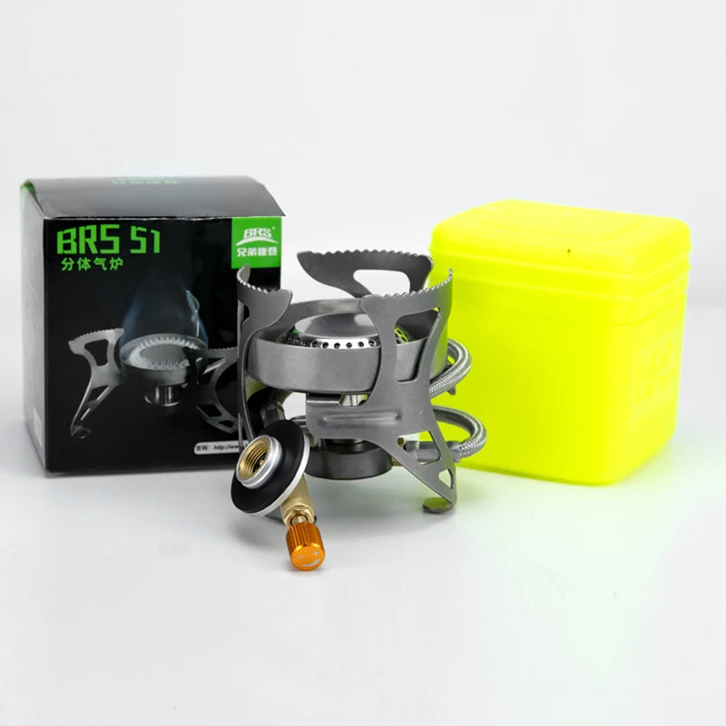 BRS-51 Split Camping Gas Stove, 3240W Foldable Outdoor Burner