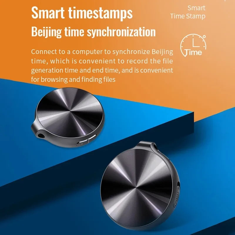 4GB-64GB Mini Keychain Voice Actiaved Recorder Portable HD Noise Reduction Microphone Digital Audio Sound Recording MP3 Player 