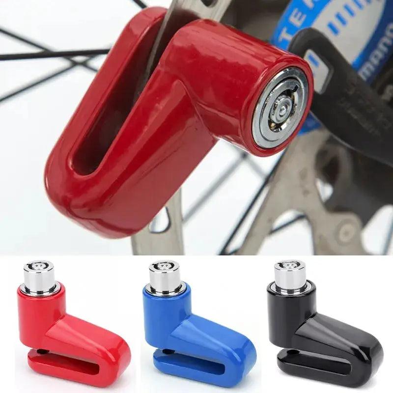 Motorcycle Bike Anti Theft Wheel Disc Brake Lock Safety Disc Wheel Lock Mountain Road Bike Padlock with Keys Spy-shop.com