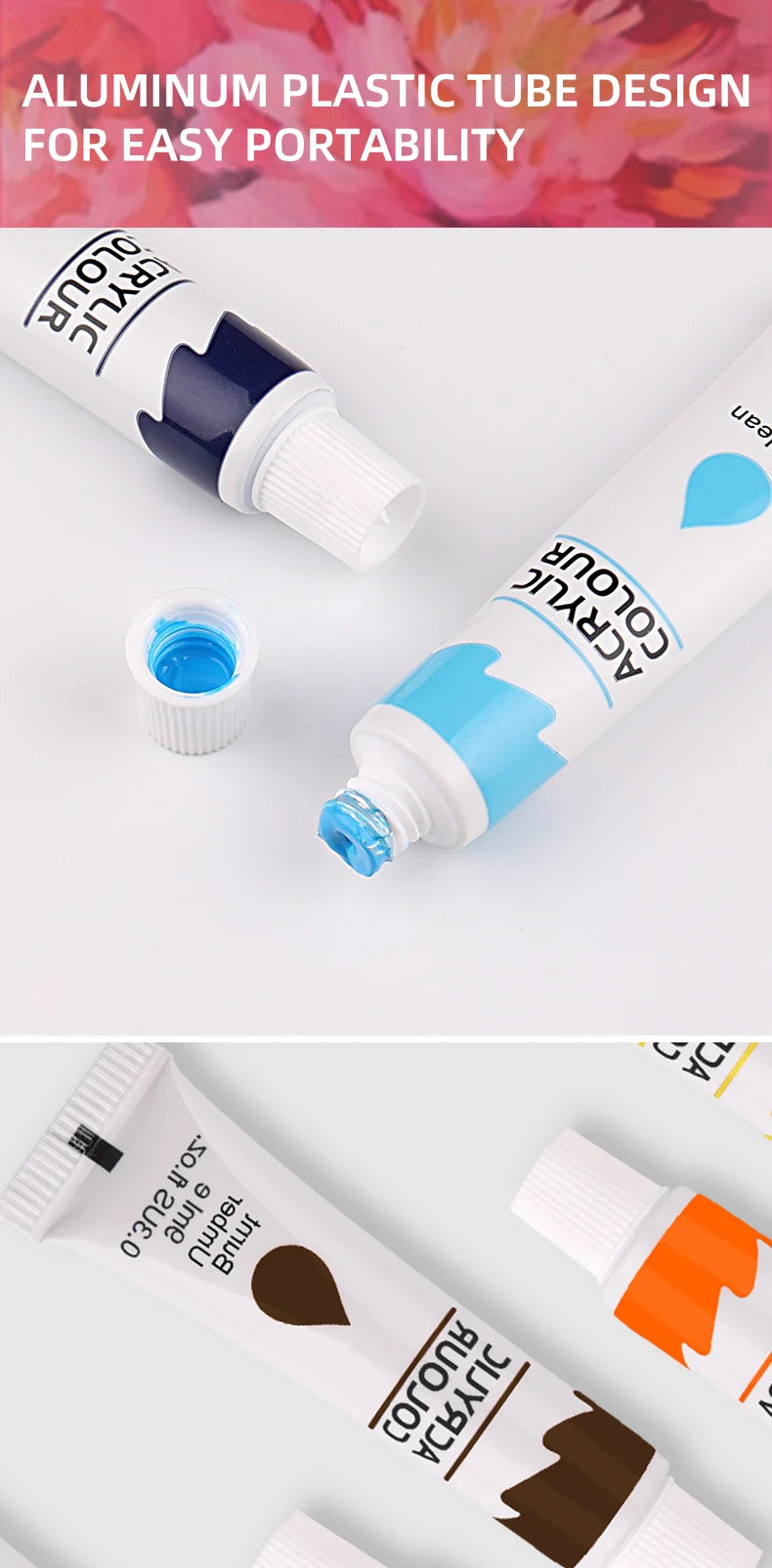 9mL Acrylic Pigment Set for Student Art & Graffiti Painting