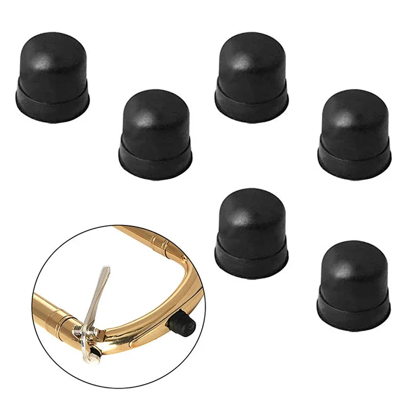 Pět gumových tlumičů pro trombonové slidové konce