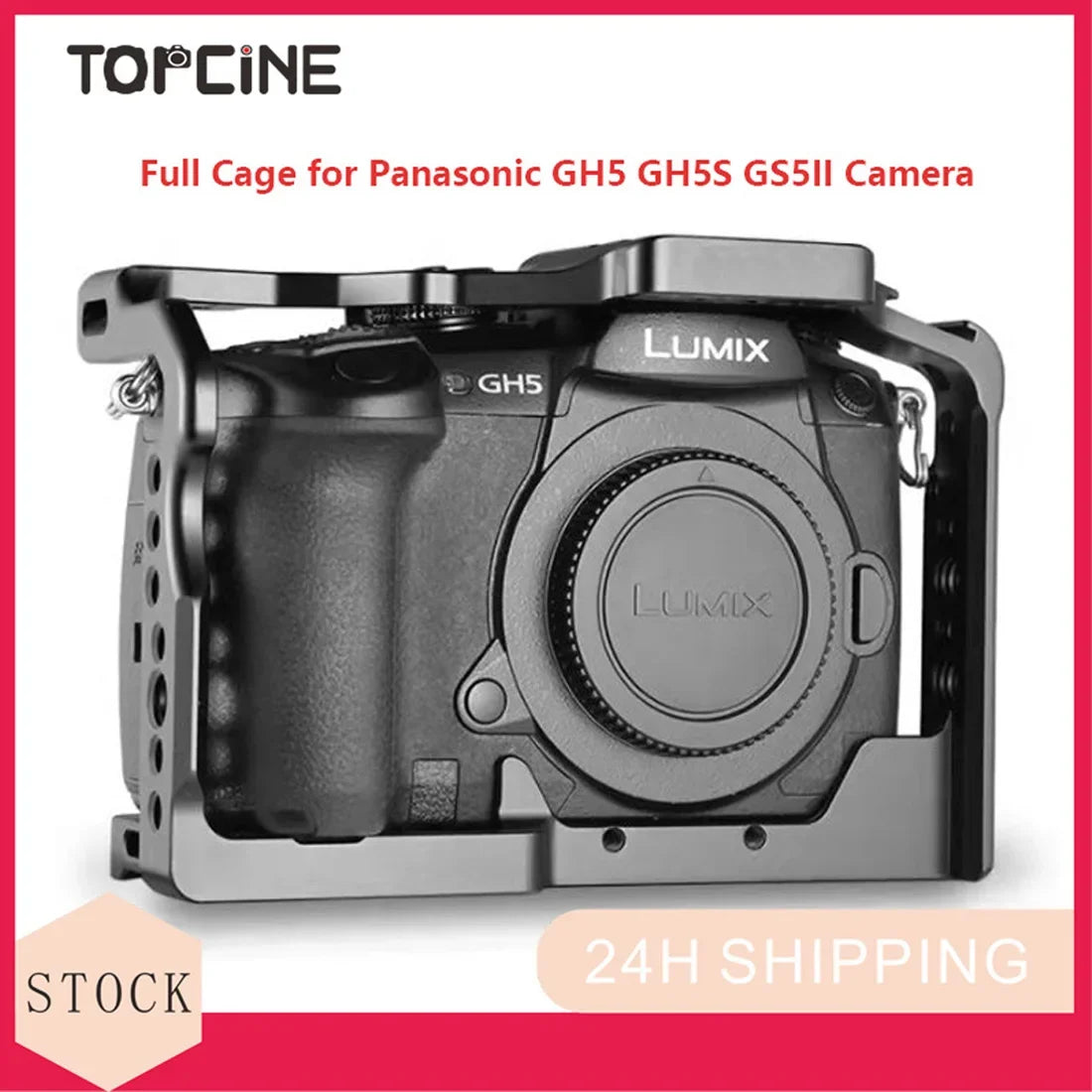 Camera Cage for Panasonic GH5 Series - Handle Options