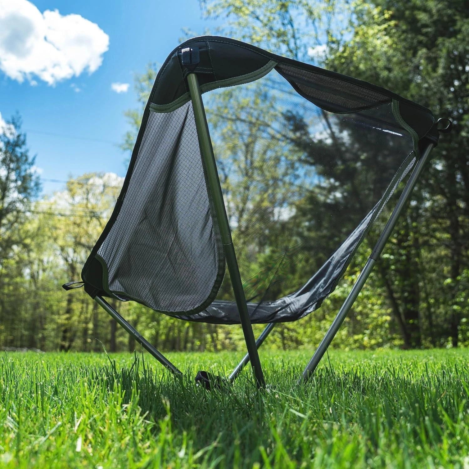 Ultralight Foldable Camping Chair 780g for Hiking and Travel