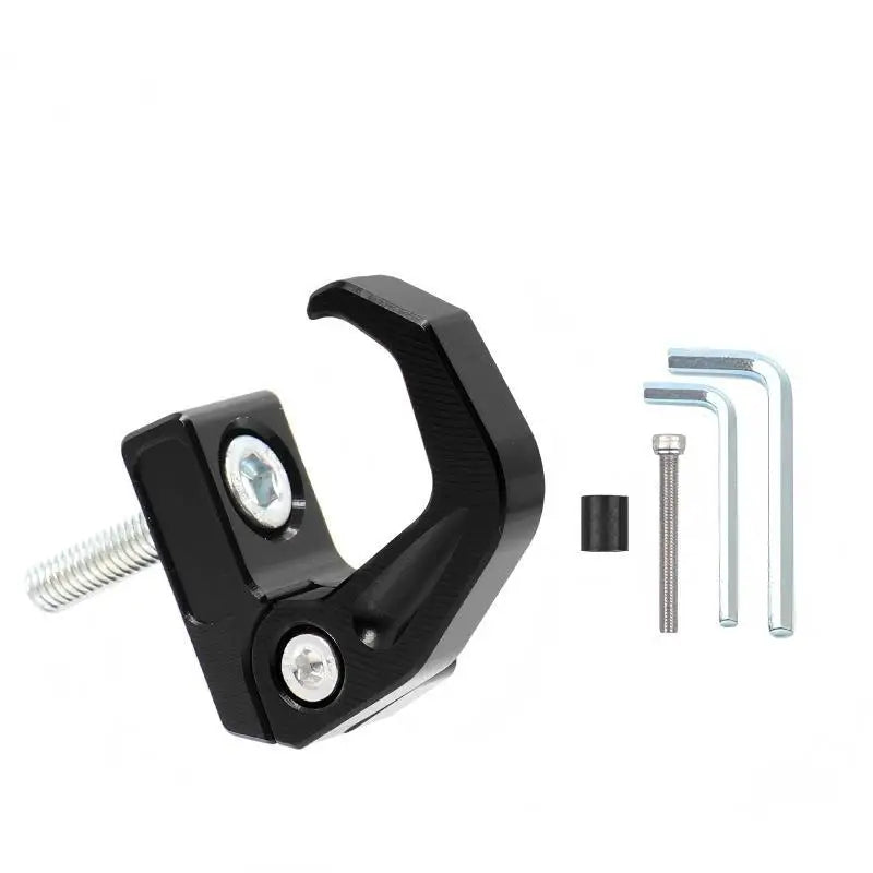 CNC Aluminium Helmet and Bag Hook for 22 mm Bars