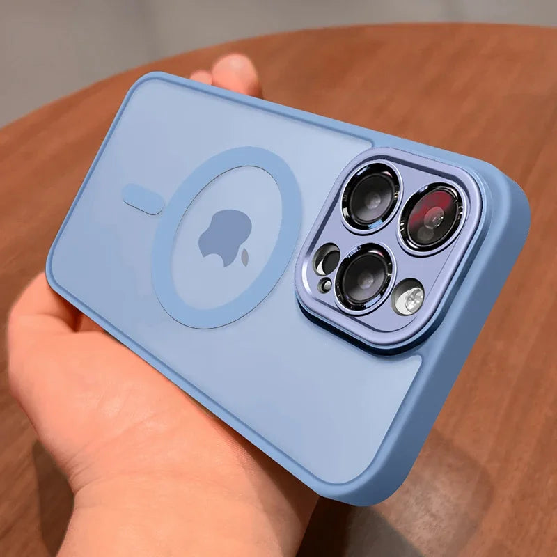 Magnetic Matte Phone Case for Selected iPhone Models