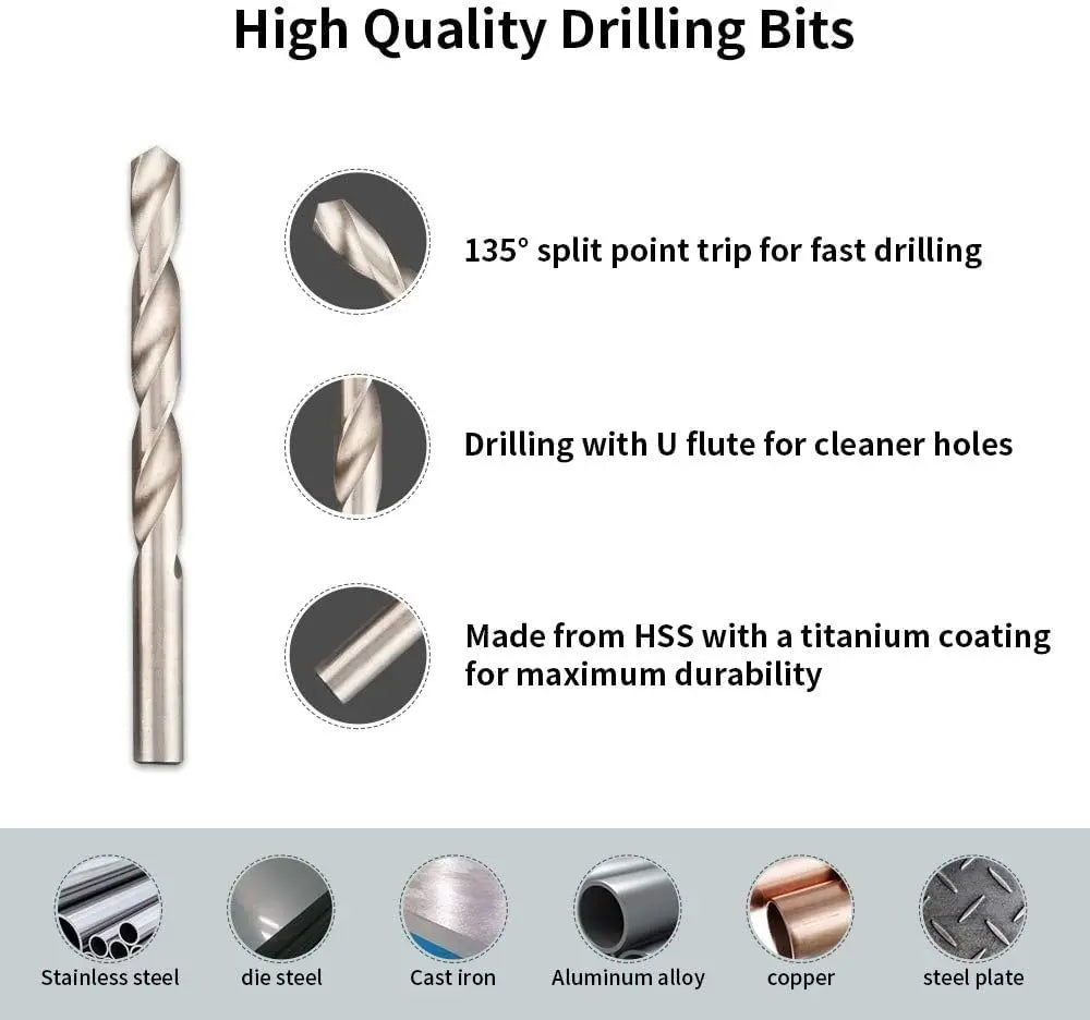 HSS Helicoil Thread Repair Kit SAE and Metric with Thread Gauge