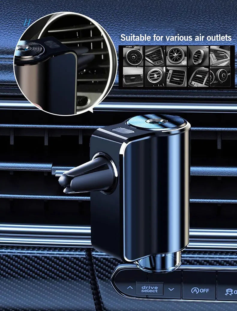 Car Electric Air Diffuser Aroma Car Air Vent Humidifier Mist Aromatherapy Car Air Freshener For Removing Odors Car Accessories 