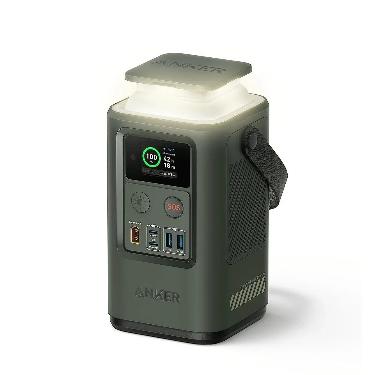 Přenosná powerbanka 60000mAh 192Wh LiFePO4 s digitálním displejem