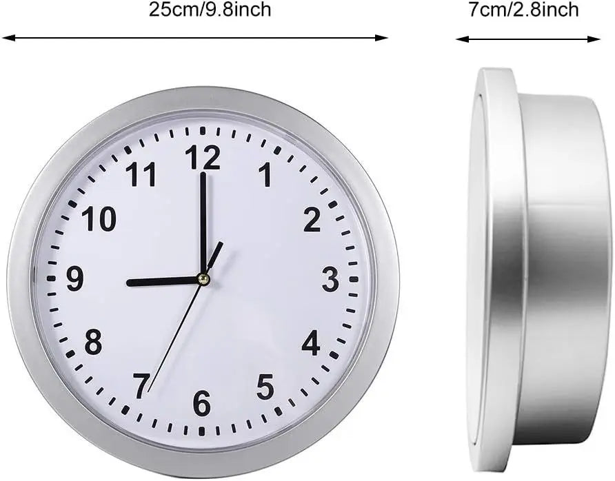 Horloge murale cachée avec coffre-fort et rangement secret pour argent liquide et objets de valeur